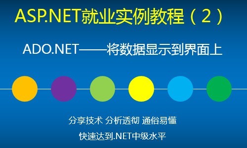 ASP.NET实例视频教程（2）ADO.NET——将数据显示到界面上