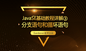 JavaSE基础视频精讲③：分支语句和循环语句