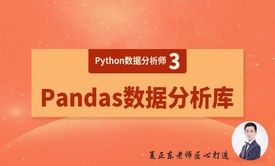 Python数据分析师（3）之Pandas数据分析库