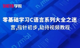 零基础学习C语言系列大全之迷宫,指针初步,劫持视频教程