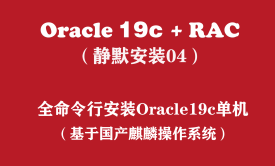Oracle+RAC静默安装系列（04）：国产麒麟安装Oracle19c单机